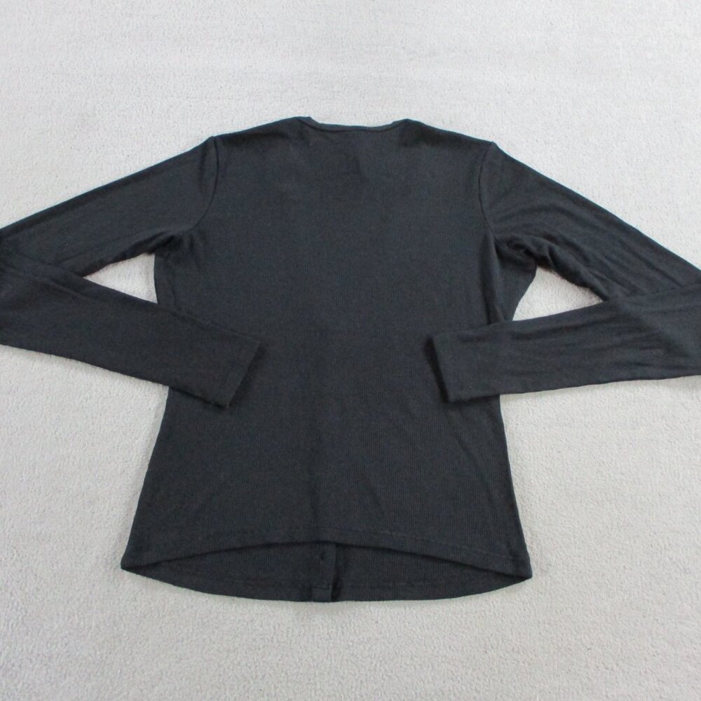 SKIMS Soft Lounge Cardigan Womens Small Onyx Black Button Front Long Sleeve NEW - Picture 3 of 9